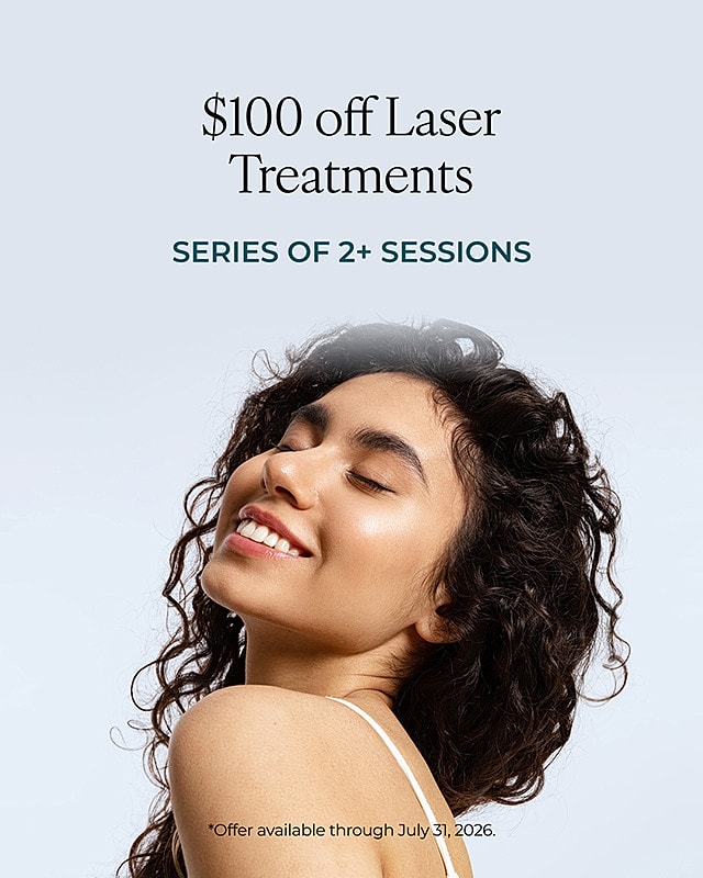 $100 off laser treatment promotional image